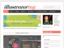 Tablet Screenshot of illustratoring.com